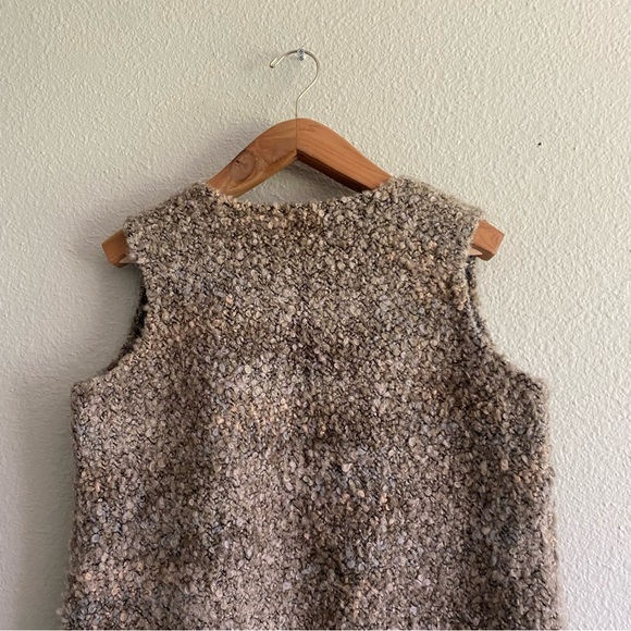 A.Ida Wool Blend Vest Cardigan - Picture 7 of 9